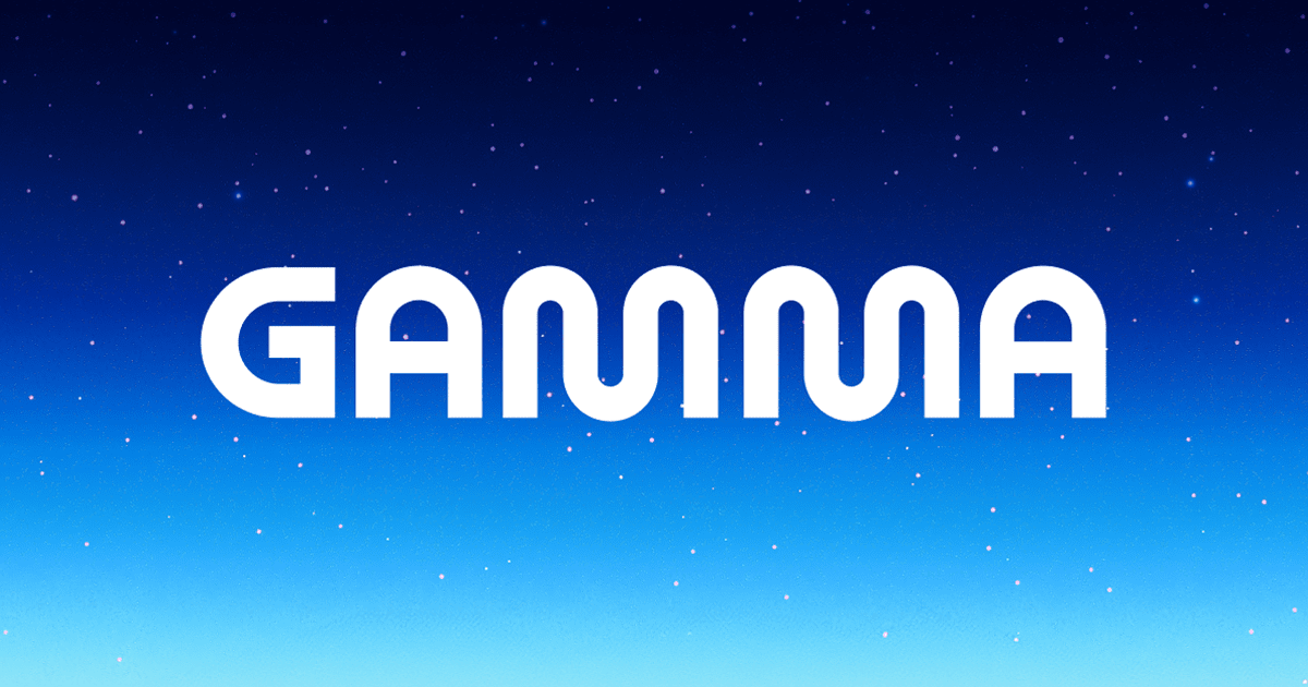 Gamma — product visual